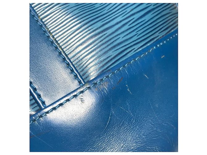 Borsa a Spalla Louis Vuitton Epi Randonee PM Blu - vista 15