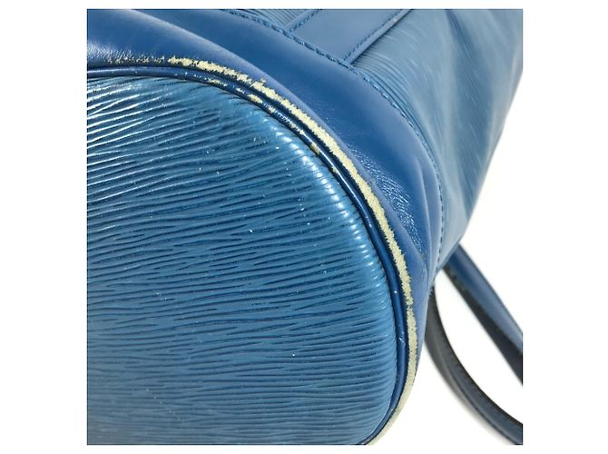 Borsa a Spalla Louis Vuitton Epi Randonee PM Blu - vista 6
