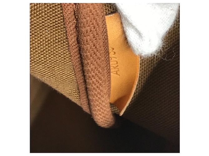 Borsa Louis Vuitton Monogram Saumur 35 Marrone - vista 13