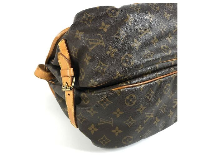 Borsa Louis Vuitton Monogram Saumur 35 Marrone - vista 7