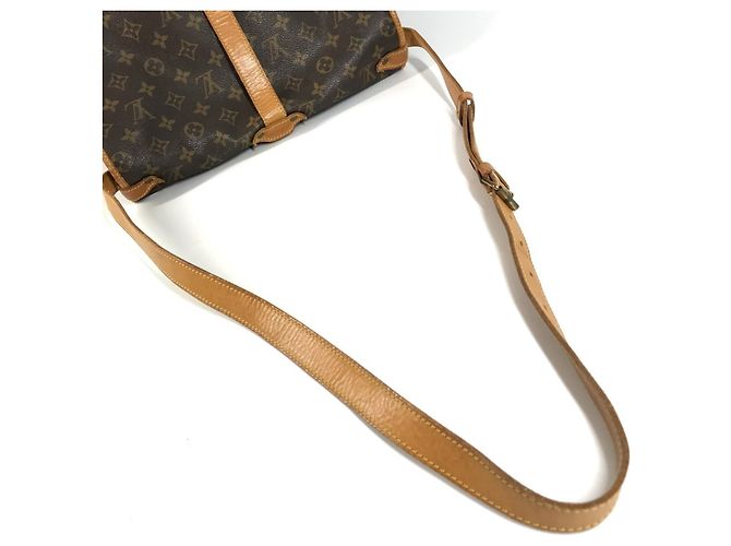 Borsa Louis Vuitton Monogram Saumur 35 Marrone - vista 8