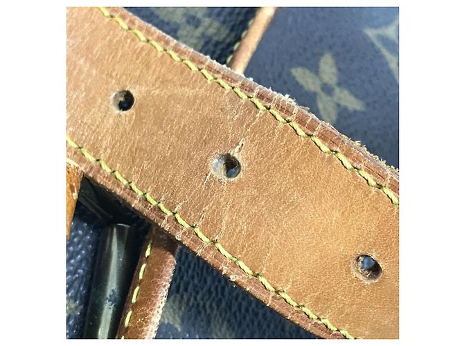 Borsa Louis Vuitton Monogram Saumur 35 Marrone - vista 9