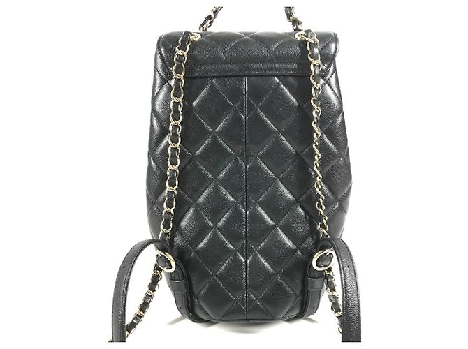 Chanel AS3290 Coco Mark CC Logo gesteppter Rucksack Schwarz - Ansicht 2