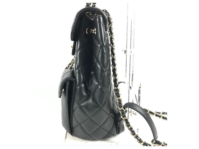 Chanel AS3290 Coco Mark CC Logo gesteppter Rucksack Schwarz - Ansicht 4