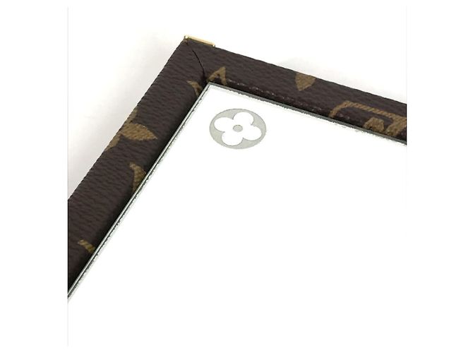 Specchio Baule Monogram Louis Vuitton Home Marrone - vista 13