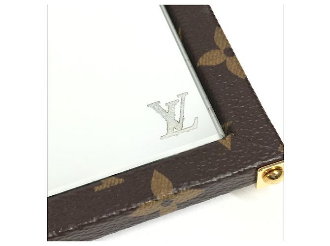 Specchio Baule Monogram Louis Vuitton Home Marrone - vista 15