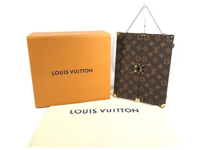 Specchio Baule Monogram Louis Vuitton Home Marrone - vista 16