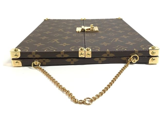 Specchio Baule Monogram Louis Vuitton Home Marrone - vista 4