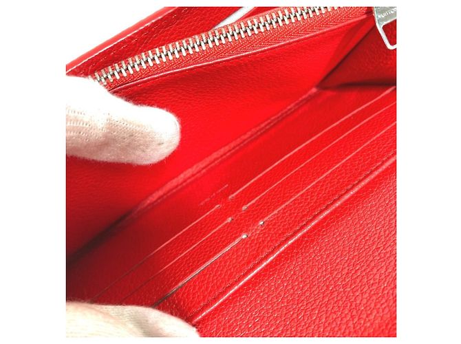 Portafoglio lungo Louis Vuitton Monogram Bianco Rosso - vista 13
