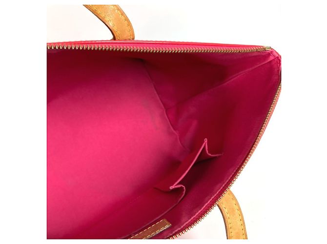 Borsa Tote Louis Vuitton Monogram Vernis Bellevue PM Rosa - vista 13