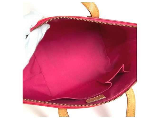 Borsa Tote Louis Vuitton Monogram Vernis Bellevue PM Rosa - vista 14