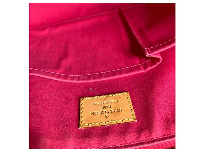 Borsa Tote Louis Vuitton Monogram Vernis Bellevue PM Rosa - vista 15