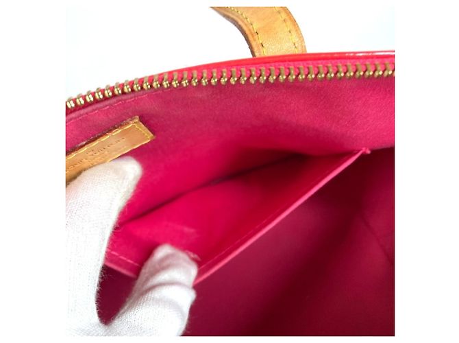 Borsa Tote Louis Vuitton Monogram Vernis Bellevue PM Rosa - vista 16