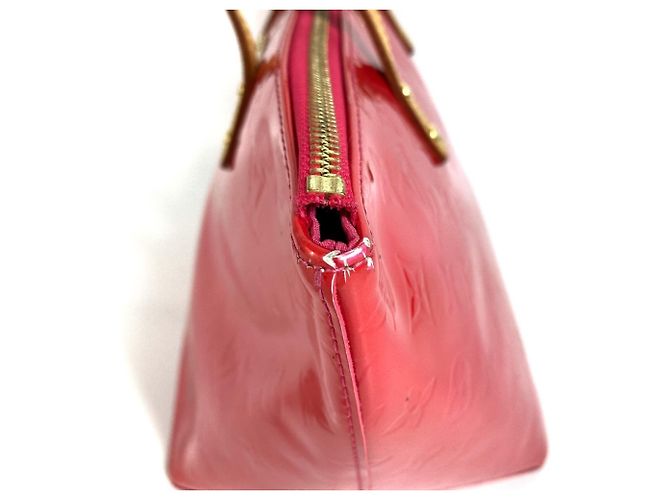 Borsa Tote Louis Vuitton Monogram Vernis Bellevue PM Rosa - vista 4