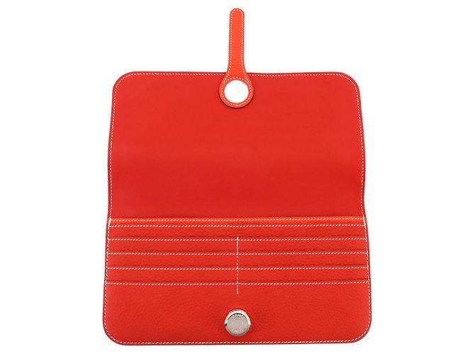 Cartera larga Dogon en piel Togo Hermès - vista 6