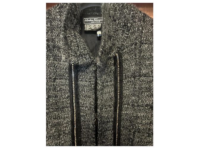 Conjunto de Saia Salvatore Ferragamo - Cinza - vista 2