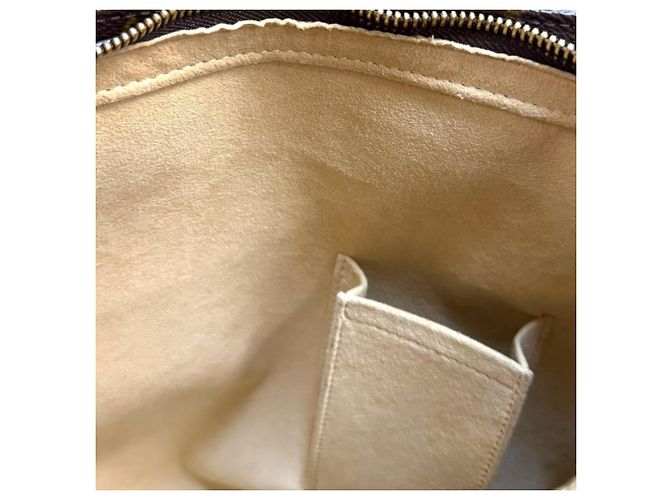 Borsa a Spalla Louis Vuitton Looping GM Monogram Marrone - vista 10