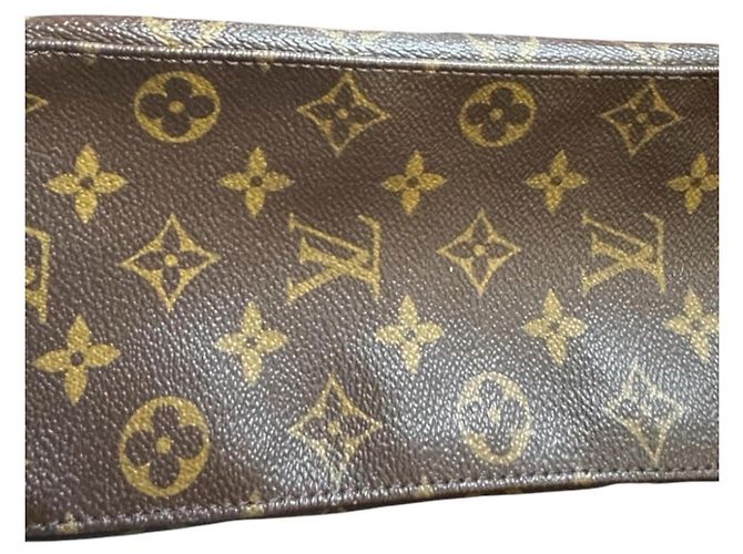 Borsa a Spalla Louis Vuitton Looping GM Monogram Marrone - vista 12