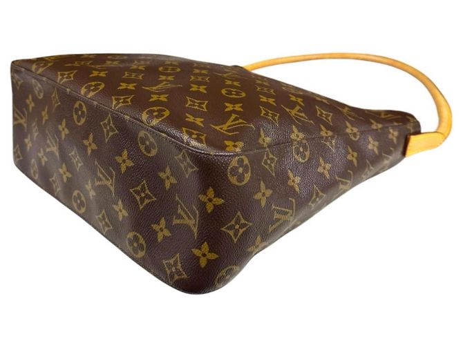 Borsa a Spalla Louis Vuitton Looping GM Monogram Marrone - vista 6