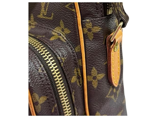 Borsa a tracolla Louis Vuitton Amazon Monogram Marrone - vista 15