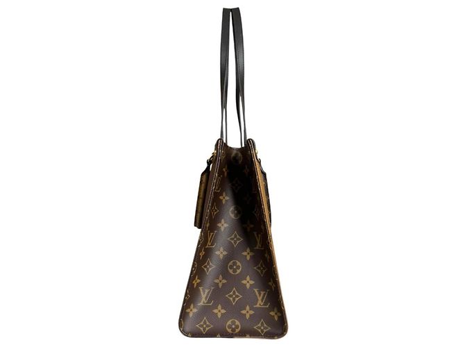 Borsa Tote Louis Vuitton OnTheGo MM Monogram Giant Marrone - vista 5
