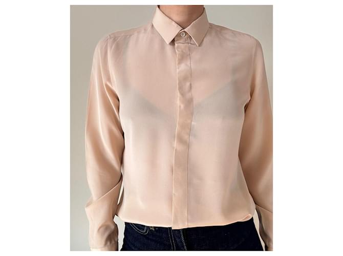 Blusa de seda Barbara Bui Beige - vista 2