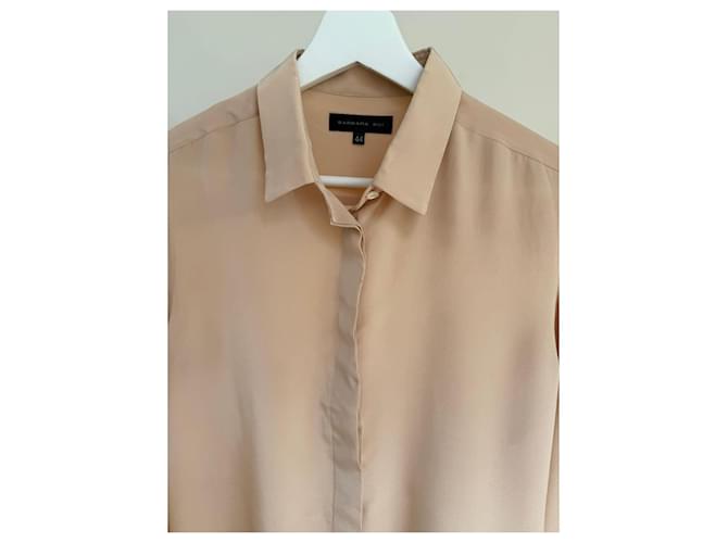 Blusa de seda Barbara Bui Beige - vista 7