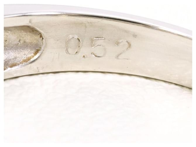 Autre Marque Platinring mit Diamant - Ansicht 6