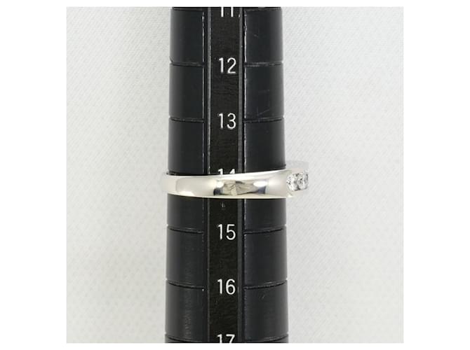 Autre Marque Platinring mit Diamant - Ansicht 8
