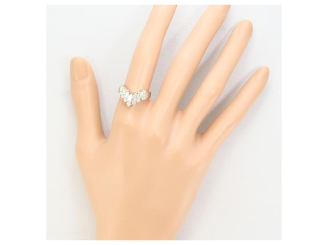 Autre Marque Platin-Ring mit gelbem Diamanten - Ansicht 7