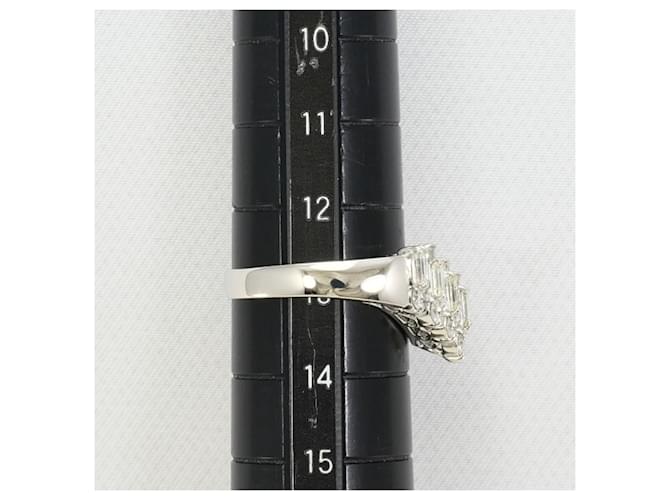 Autre Marque Platin-Ring mit gelbem Diamanten - Ansicht 8