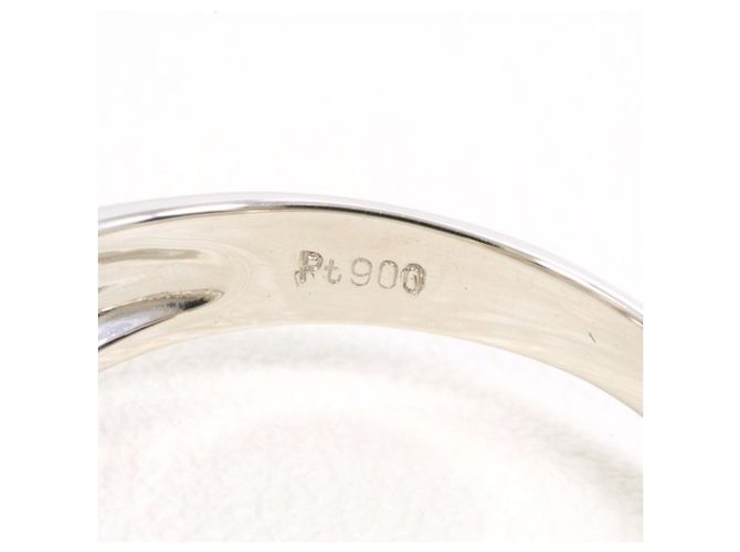 Autre Marque Platinring mit Onyx und Diamant - Ansicht 5