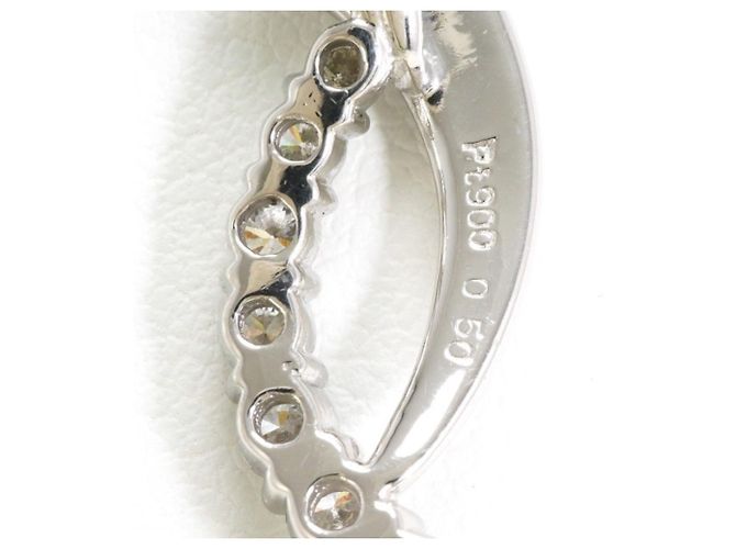 Autre Marque Colar de platina PT900 com diamante - vista 4