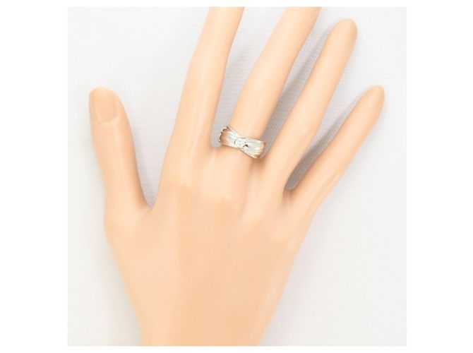 Autre Marque PT850 Platinring mit Diamant - Ansicht 6