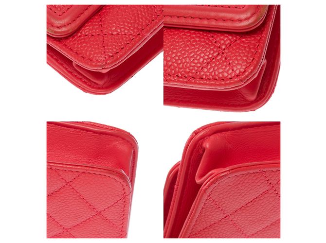 CHANEL Borsa Wallet on Chain in Pelle Rosa - 103564 - vista 10