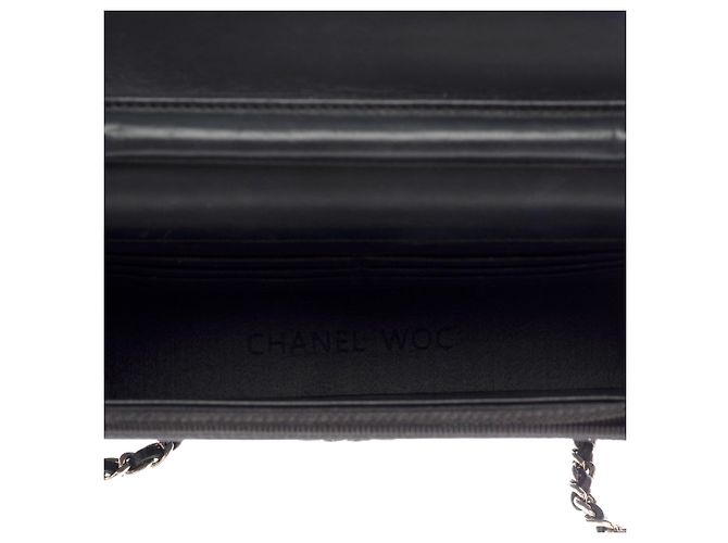 Borsa CHANEL Wallet on Chain in Pelle Nera - 103550 Nero - vista 8