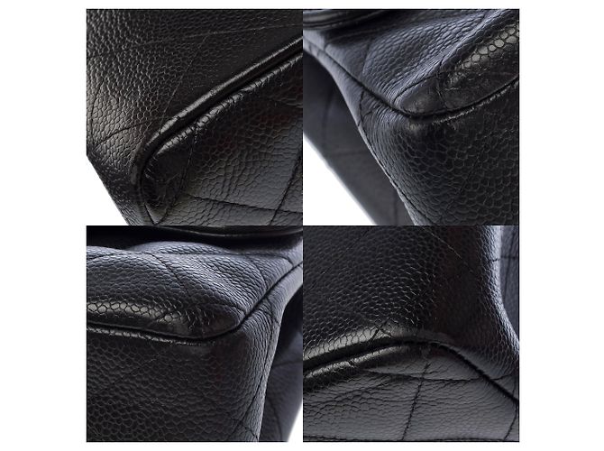 CHANEL Timeless/Classique Tasche aus schwarzem Leder - 103543 - Ansicht 10