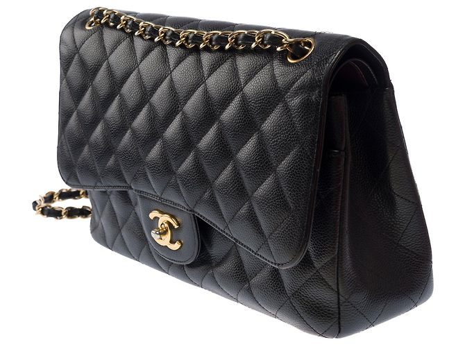 CHANEL Timeless/Classique Tasche aus schwarzem Leder - 103543 - Ansicht 4