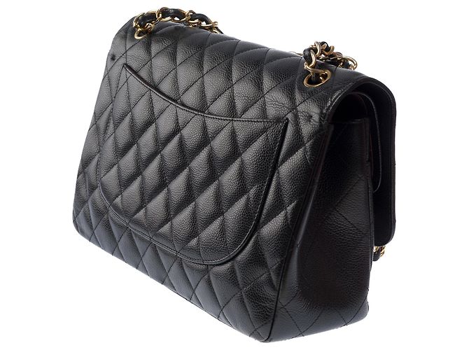 CHANEL Timeless/Classique Tasche aus schwarzem Leder - 103543 - Ansicht 5