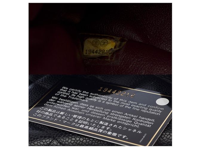 CHANEL Timeless/Classique Tasche aus schwarzem Leder - 103543 - Ansicht 7