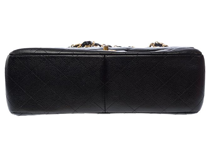 CHANEL Timeless/Classique Tasche aus schwarzem Leder - 103543 - Ansicht 9