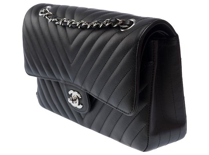 Borsa CHANEL Timeless/Classique in Pelle Nera - 103570 Nero - vista 5