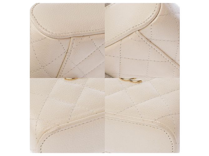 Borsa CHANEL Vanity in Pelle Bianca - 103565 Bianco - vista 12