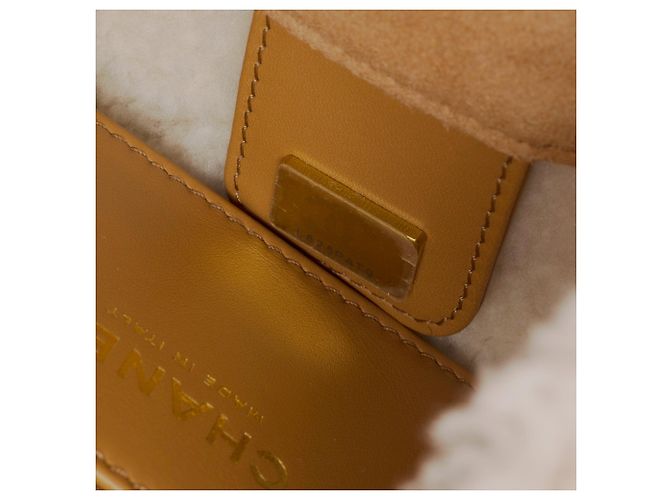 Borsa CHANEL in Suède Beige - 103532 - vista 7