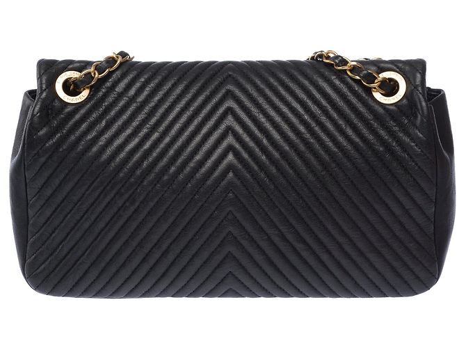 Bolso CHANEL Timeless/Classique en Cuero Negro - 103574 - vista 3