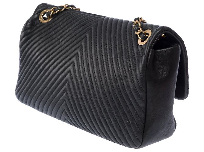 Bolso CHANEL Timeless/Classique en Cuero Negro - 103574 - vista 5