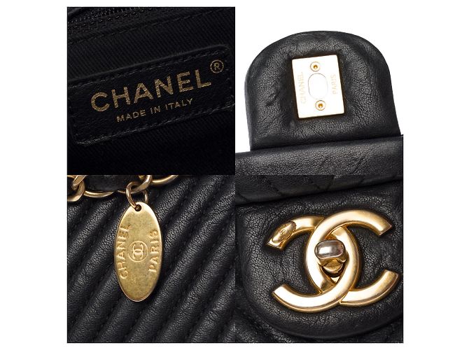 Bolso CHANEL Timeless/Classique en Cuero Negro - 103574 - vista 6