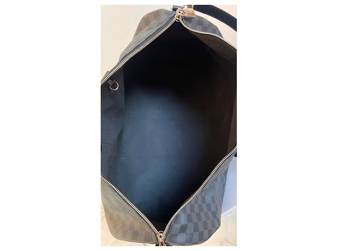 Louis Vuitton Keepall 55 Damier Graphite Nero - vista 15