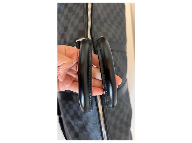 Louis Vuitton Keepall 55 Damier Graphite Nero - vista 6