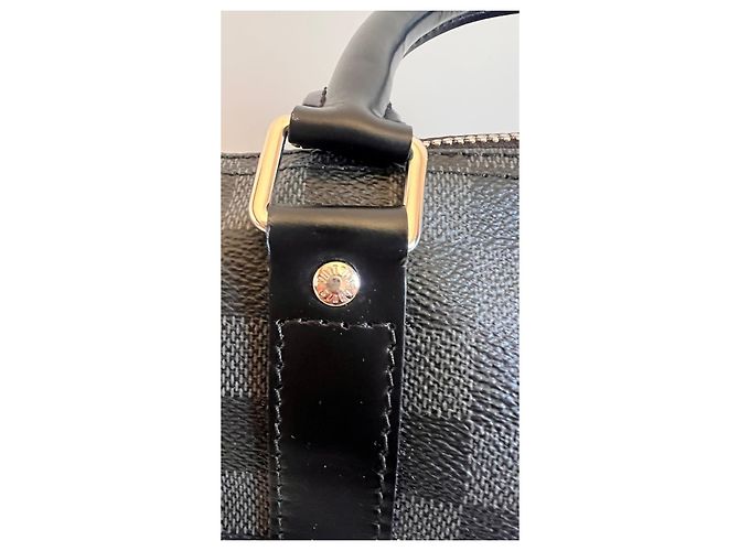 Louis Vuitton Keepall 55 Damier Graphite Nero - vista 8
